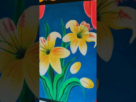 Beautiful flowers painting 🖌️🎨