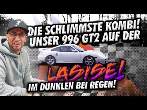 JP Performance - Unser 996 GT2 auf der Lasise | Die schlimmste Kombi im dunkeln und bei Regen!