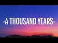 James Arthur - A Thousand Years (Lyrics)  | 1 Hour Version