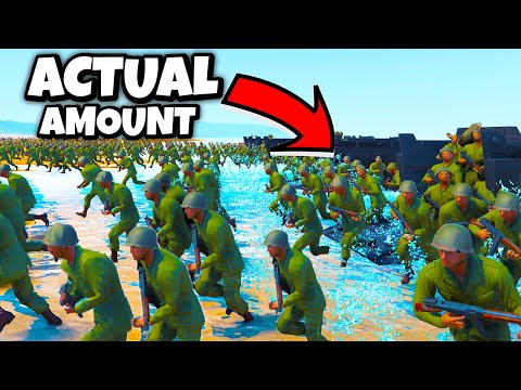 HOW MANY AMERICANS ATTACKED OMAHA BEACH? EPIC D-DAY BATTLE | UEBS 2 | WIKI-WARS #1