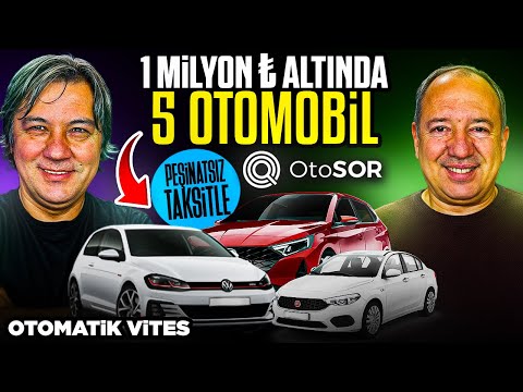 5 Automatic Transmission Vehicles Under 1 Million TL! Plus Installments Starting with 0 Down Payment