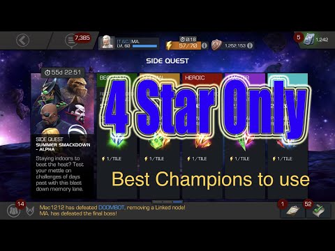 Summer Smackdown - 4 Star Only - Marvel Contest of Champions