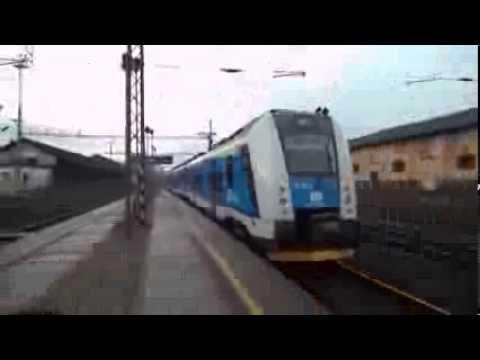 Odjezd vlaku Os 6810 (ČD 440.002) - Teplice v Čechách, 23. 12. 2013