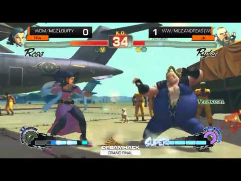 SSF4 AE DREAMHACK VALENCIA WDM MCZ Louffy Ro vs WW MCZ Andreas Ru   GRAN FINAL DREAMHACK VALENCIA SSF4 AE