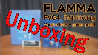 Video thumbnail for Unboxing Flamma FV04 Harmony Vocal effects and guitar pedal by Guitar Learner