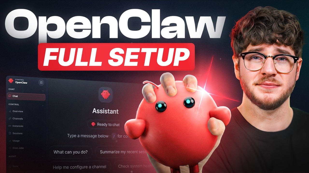 OpenClaw Tutorial for Beginners - Full Setup Guide