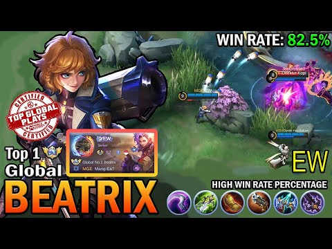 BEATRIX TOP 1 GLOBAL EW | HIGH WIN RATE PERCENTAGE | MOBILE LEGENDS