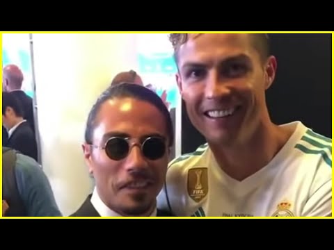 SALT BAE having a good time with Cristiano Ronaldo, Marcelo and Sergio Ramos #shorts