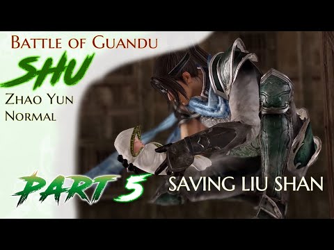 ZHAO YUN SAVING LIU SHAN - Dynasty Warriors 7 XLDE - SHU Story - Part 5