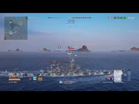 World of Warships: Tier 7 Baltimore game play
