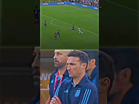 বস মেসি কোর্স ইসকেলোনি এবং অ্যাঞ্জেল ডি মারিয়া boss messi leo scaloni dimaria best goal #shorts