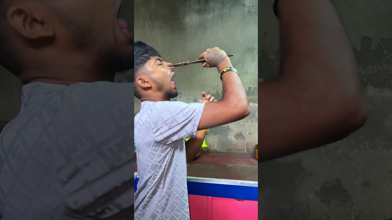 নাকে আটকে গেলোতো 🤪 #minivlog #funny #comedy