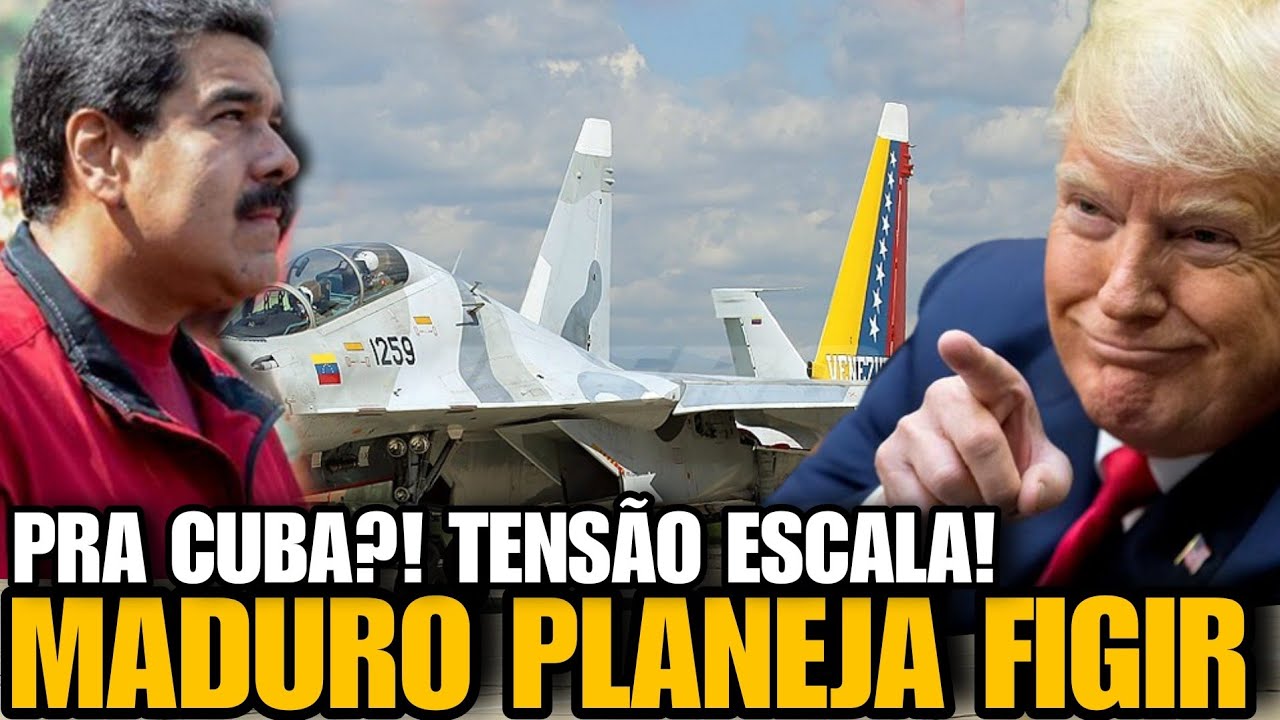 TRUMP: VAZA PRA CUBA, MADURO IRÁ DEIXAR A VENEZUELA? MARIA CORINA CONSEGUE FORÇA DA MASSA!