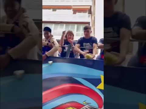 Pedri honoring his Canary Islands roots 😂 (via @Post United) #shorts