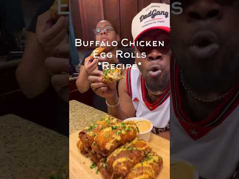 These aren’t your normal carryout Egg Rolls gang but the next BEST thing! #shorts #eggroll #buffalo