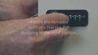 How to reset a 4 digit lock?