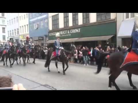 Dronningens 75-års fødselsdag i St. Kongensgade (16-04-2015)