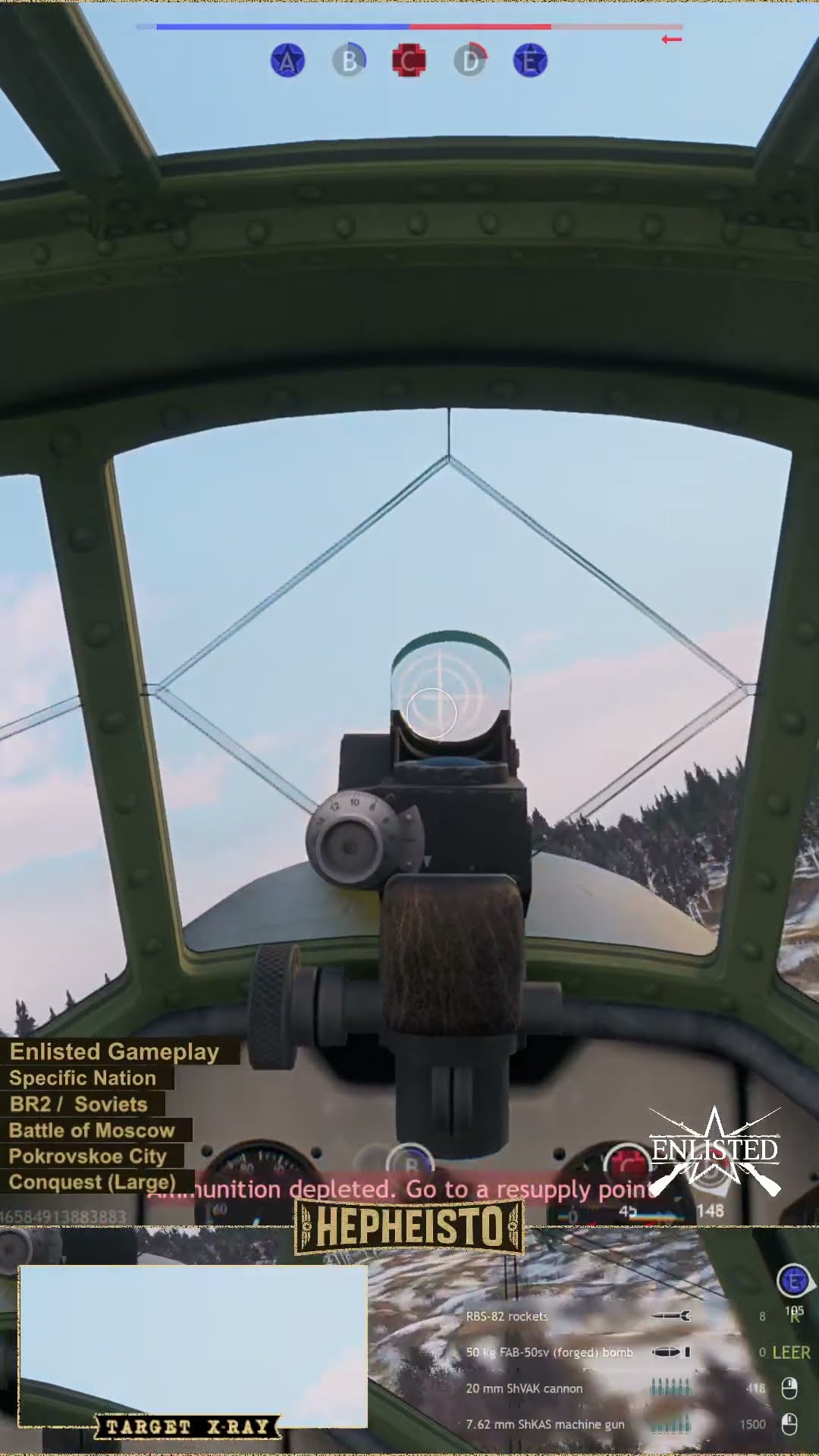 Eliminated Plane BF 109 E-7/U2 with 20mm ShVAK Cannon in a dog fight