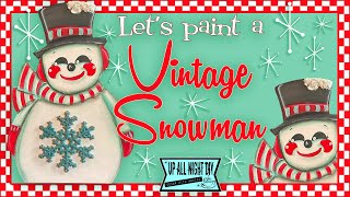 VINTAGE SNOWMAN DIY / Christmaspalooza