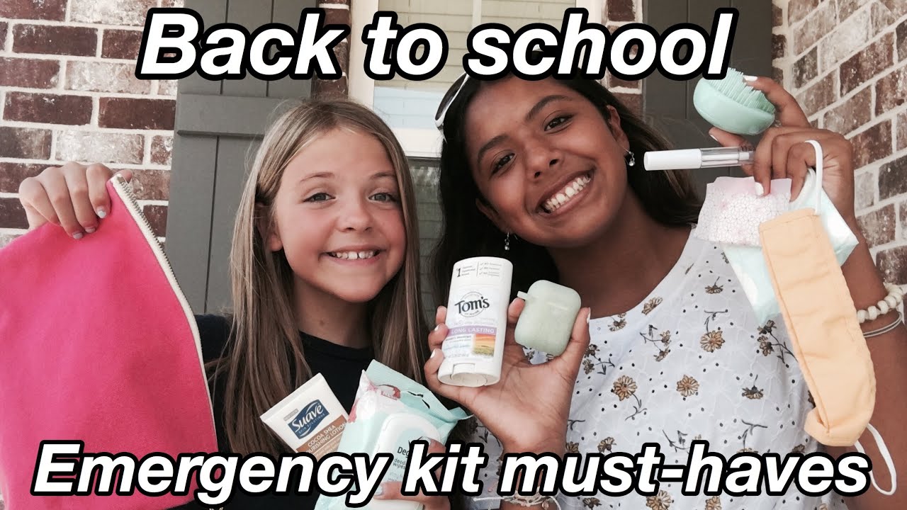 Back to school emergency kit must-haves // Mia Elizabeth