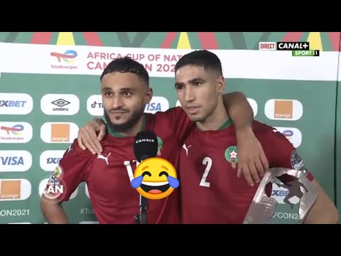 La réaction de Sofiane Boufal et Achraf Hakimi après Le match contre le Malawi