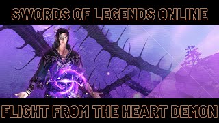 Swords of Legends Online Hard Flight from the Heart Demon Part 1 Crystal Warrior Tank