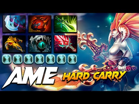 Ame Naga Siren Hard Game - Dota 2 Pro Gameplay [Watch & Learn]