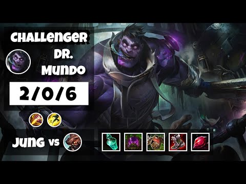 Dr. Mundo vs Udyr TURKISH Challenger JUNGLE (2/0/6) - v11.12
