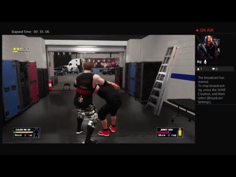 Wwe 2K18  my career got traeded by Jimmy uso last time