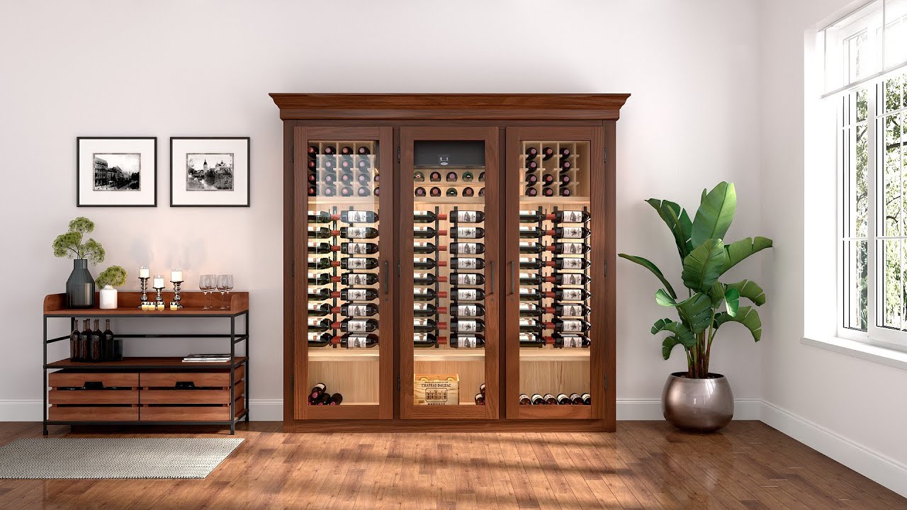 Product rendering Wine Cabinet assembly Applet3D