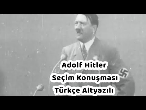 Adolf Hitler Krupp Fabrikası 1935 Seçim Konuşması | Türkçe Altyazılı |
