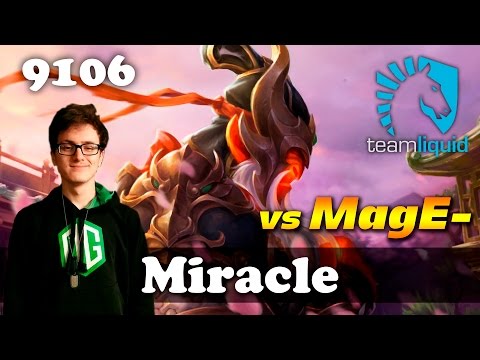 Miracle Ember vs MagE- SF | 9106 MMR Dota 2