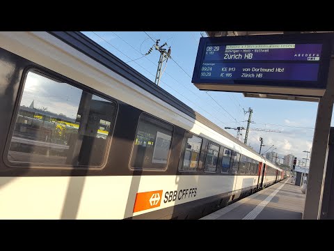 SBB-International mit ÖBB-Lok IC in Stutgart Hbf: IC183 Zürich HB