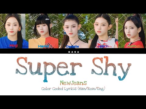 NEWJEANS -- SUPER SHY Lyrics [Han/Rom/Eng]