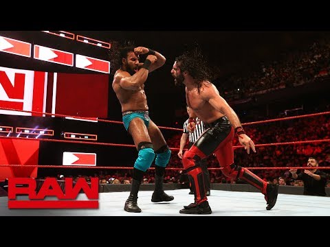 Seth Rollins vs. Jinder Mahal - Intercontinental Championship Match: Raw, May 28, 2018