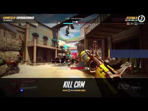 Overwatch Gameplay: August 21, 2016 pt10 - Giving Rein a Second Shot