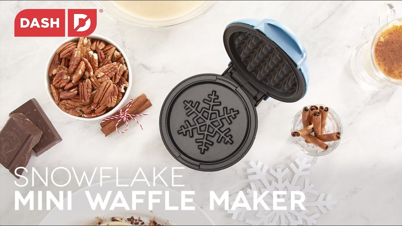 Snowflake Mini Waffle Maker