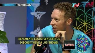 Entrevista a Coldplay en La Viola TN (2016)