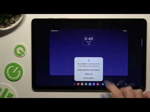 How to Set Up Alarm Clock on SAMSUNG Galaxy Tab S6 Lite - Alarm Clock App