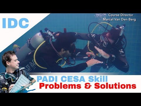 PADI CESA Confined Water Problems & Solutions 🤘 PADI IDC Course
