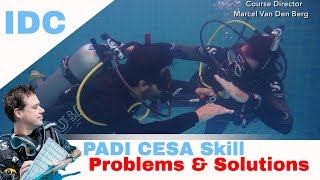 PADI CESA Confined Water Problems & Solutions 🤘 PADI IDC Course