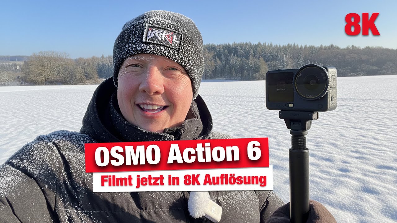 DJI Osmo Action 6 - 8K Footage - vermeide diesen Fehler im Winter!