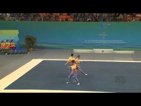 Great Britain (GBR) -  2016 Acrobatic Worlds, Putian City (CHN) Combined  Men's Group