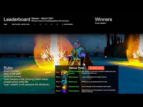 DOTA 2 ESCAPE THE UNDYING DEAD 3: TRIALS