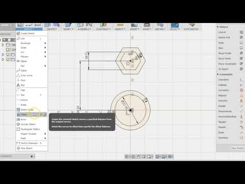 hexagonal fidget spinner | fusion 360 | 3d model timelapse | 2023