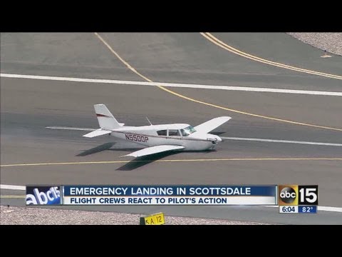 Scottsdale plane belly-landing