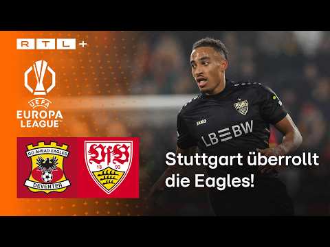 Go Ahead Eagles Deventer vs. VfB Stuttgart - Highlights | UEFA Europa League | RTL Sport