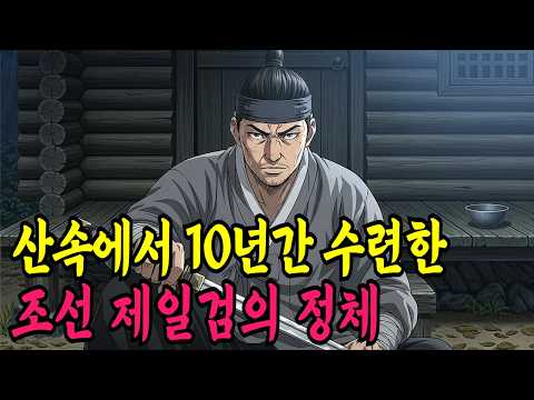 산속에서 10년간 하루 만번씩 검을 내려친 조선 제일검의 정체ㅣ야담,민담,야사,옛날이야기,신화,전설,오디오북,재미있는이야기