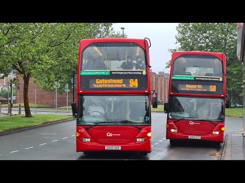 🚍*Thrash* Go North East 6125 GX03 SUV Scania