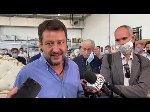 MATTEO SALVINI AL MOBILIFICIO DI SCANDICCI (FIRENZE)